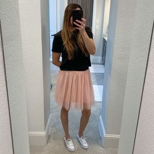 Seventeen Bubblegum Pink Tulle Skirt
